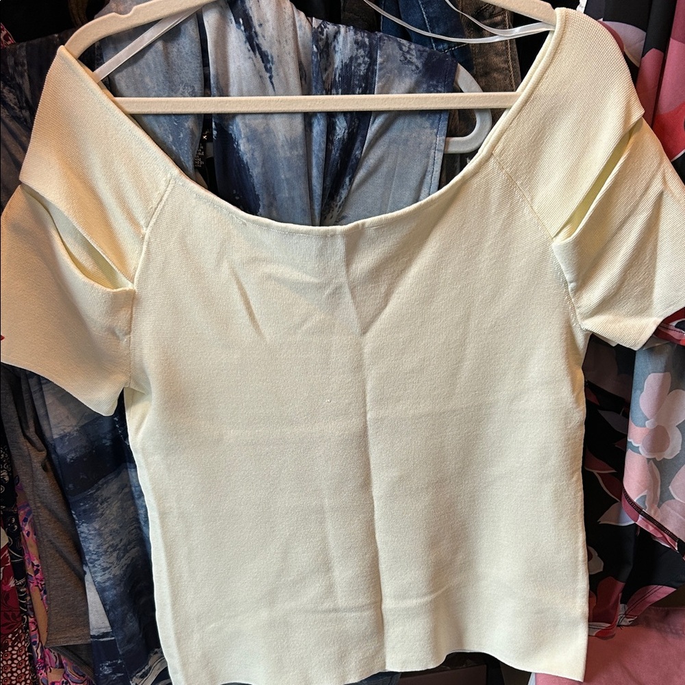 Adrienne Landau Cream Blouse